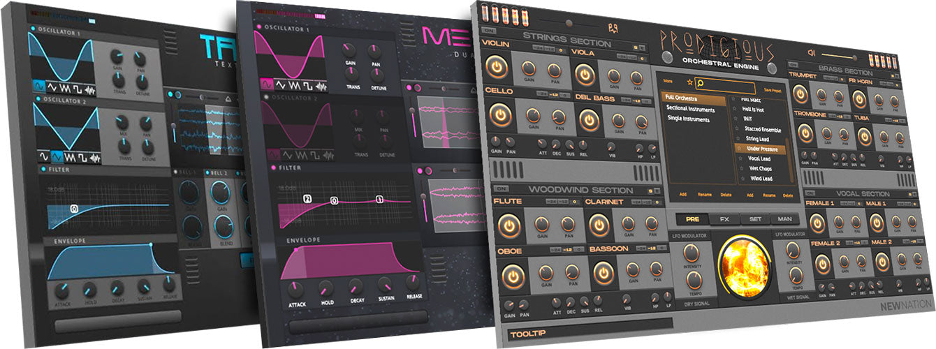 New Nation Cinematic Bundle: Prodigious | Mesosphere | Tactures