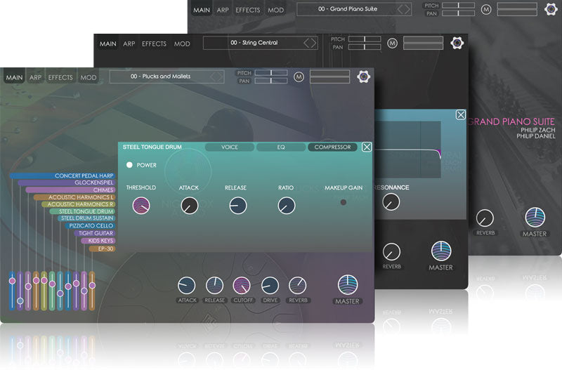 Nightfox Audio Launch Bundle: Grand Piano Suite | Plucks & Mallets | String Central