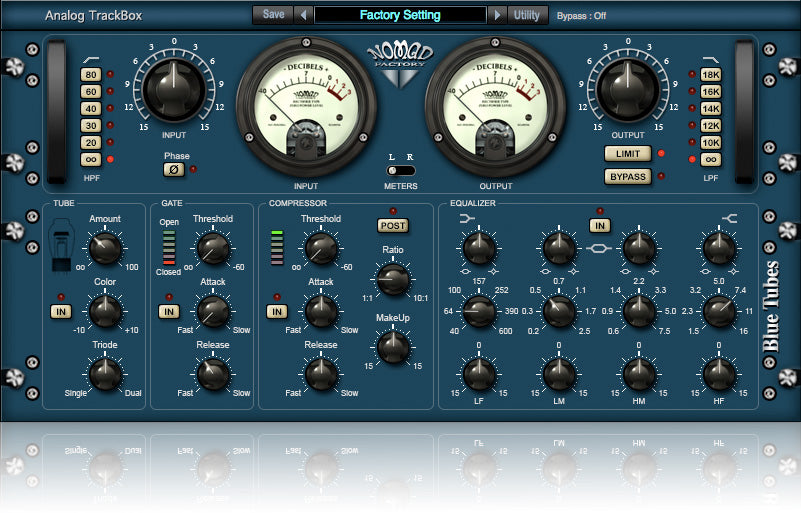 Nomad Factory Blue Tubes Analog TrackBox