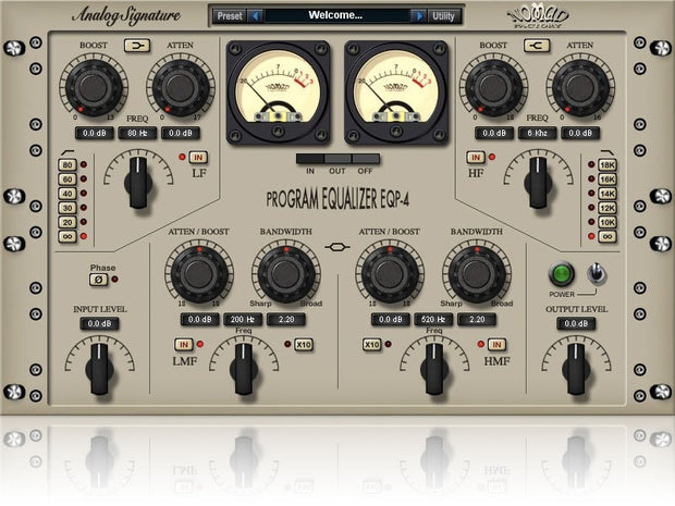 Nomad Factory ASP Program Equalizer Plugin