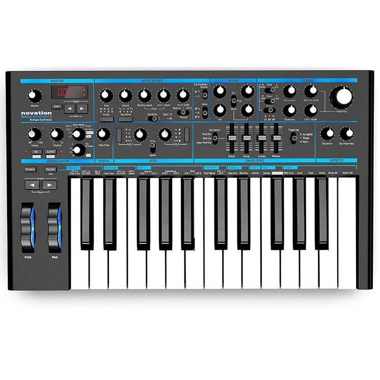 Novation Bass Station II Analogue Synthesizer Keyboard