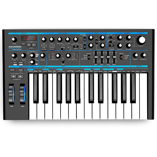 Novation Bass Station II Analogue Synthesizer Keyboard