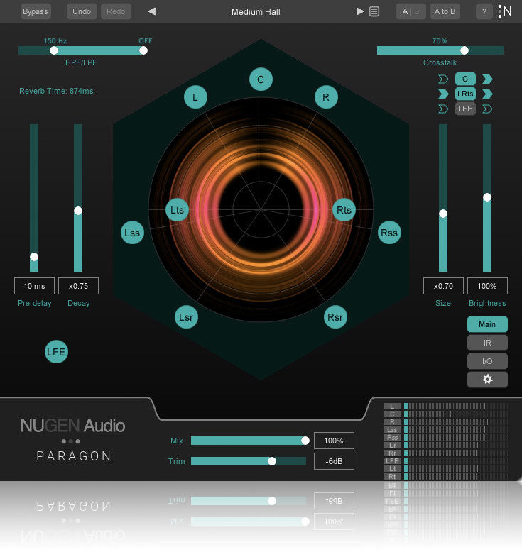 NuGen Audio Paragon Surround Convolution Reverb Plugin