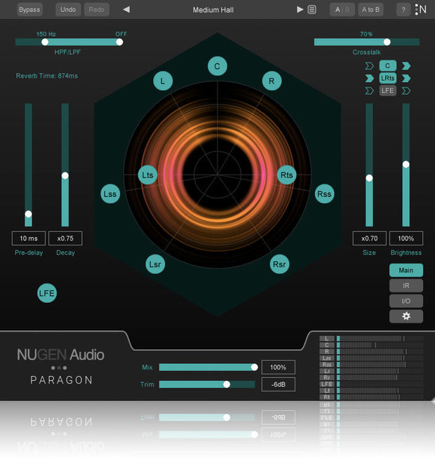 NuGen Audio Paragon Surround Convolution Reverb Plugin