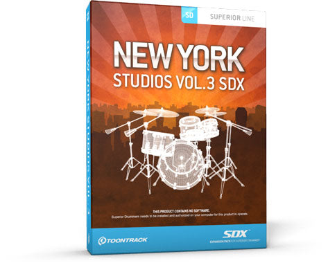 Toontrack New York Studios Vol.3 SDX