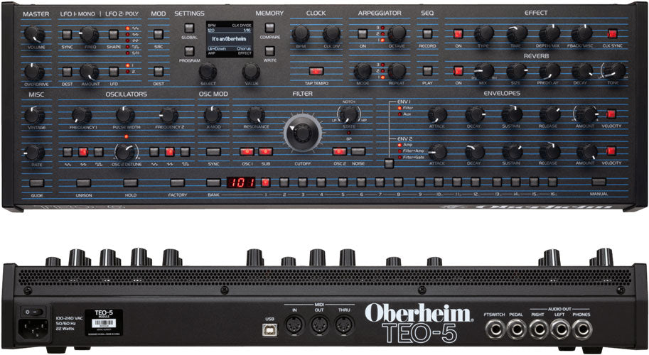 Oberheim TEO-5 Desktop Module