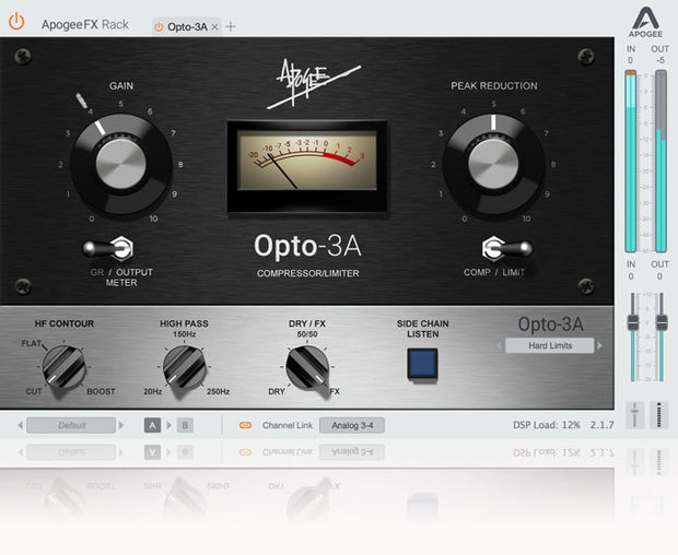 Apogee Opto-3A Vintage Compressor/Limiter