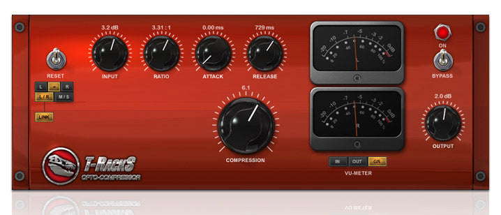 IK Multimedia T-RackS Opto Compressor Single Plugin