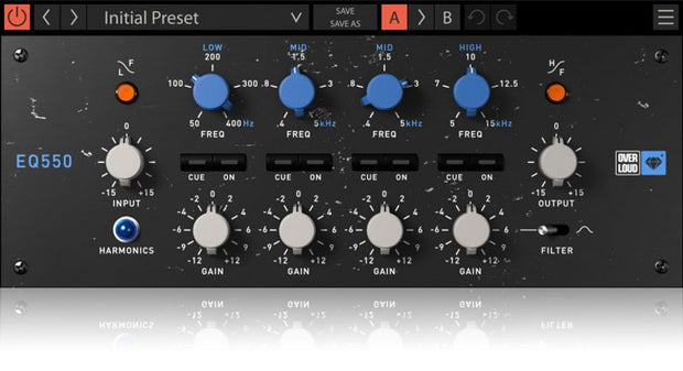 Overloud Gem EQ550 Proportional Q Equalizer Plugin