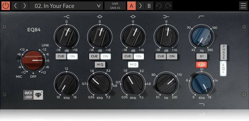 Overloud Gem EQ84 Discrete Class A British EQ Plugin