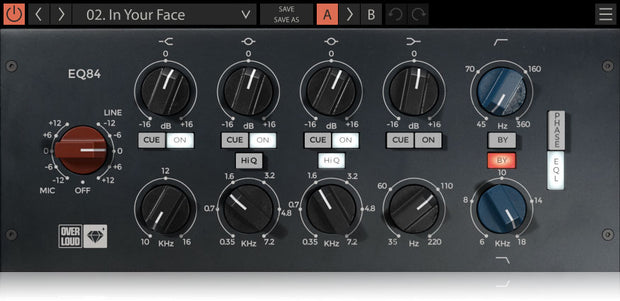 Overloud Gem EQ84 Discrete Class A British EQ Plugin