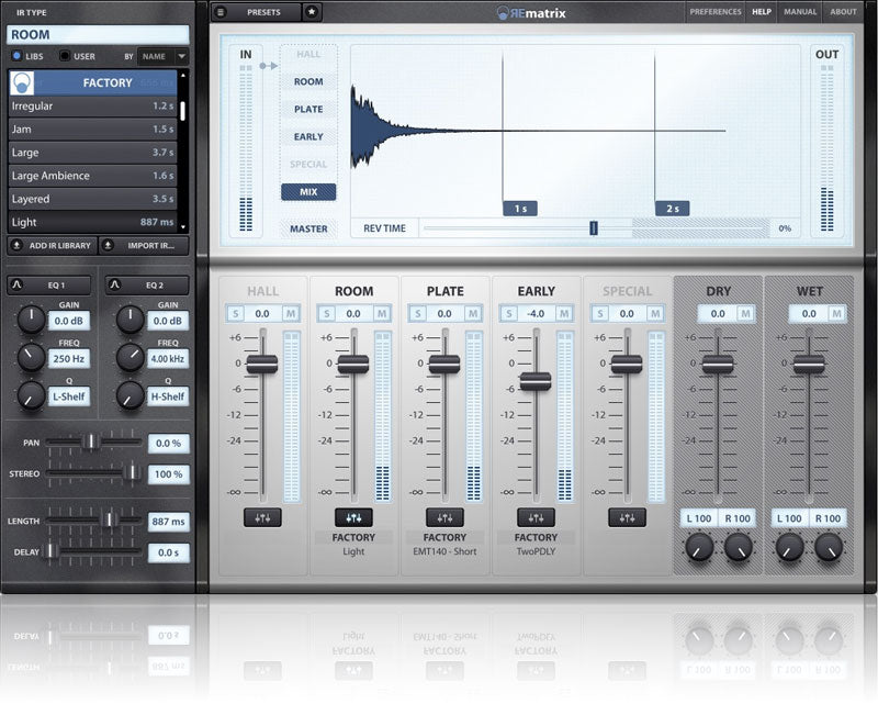 Overloud REmatrix Convolution Reverb Plugin