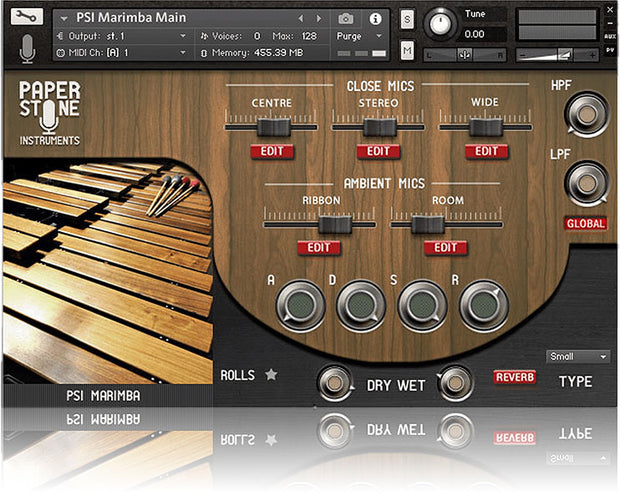 Paper Stone Instruments PSI Marimba Kontakt Library