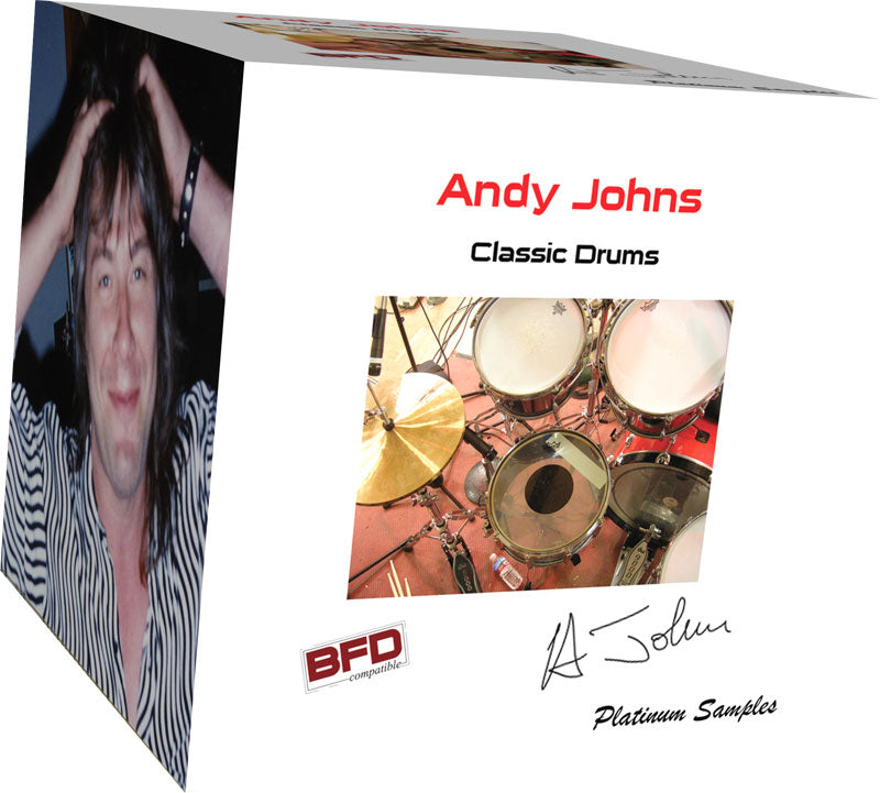 Platinum Samples Andy Johns Classic Drums for BFD