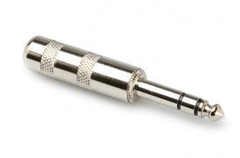 Hosa PLG-025S Connector, 1/4 in TRS