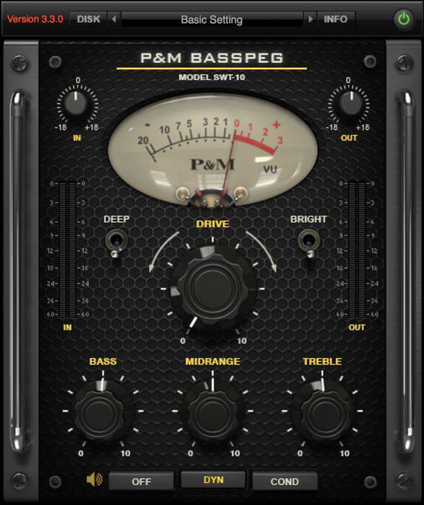 Plug & Mix Basspeg Ampeg SVT Amp Emulation Plugin