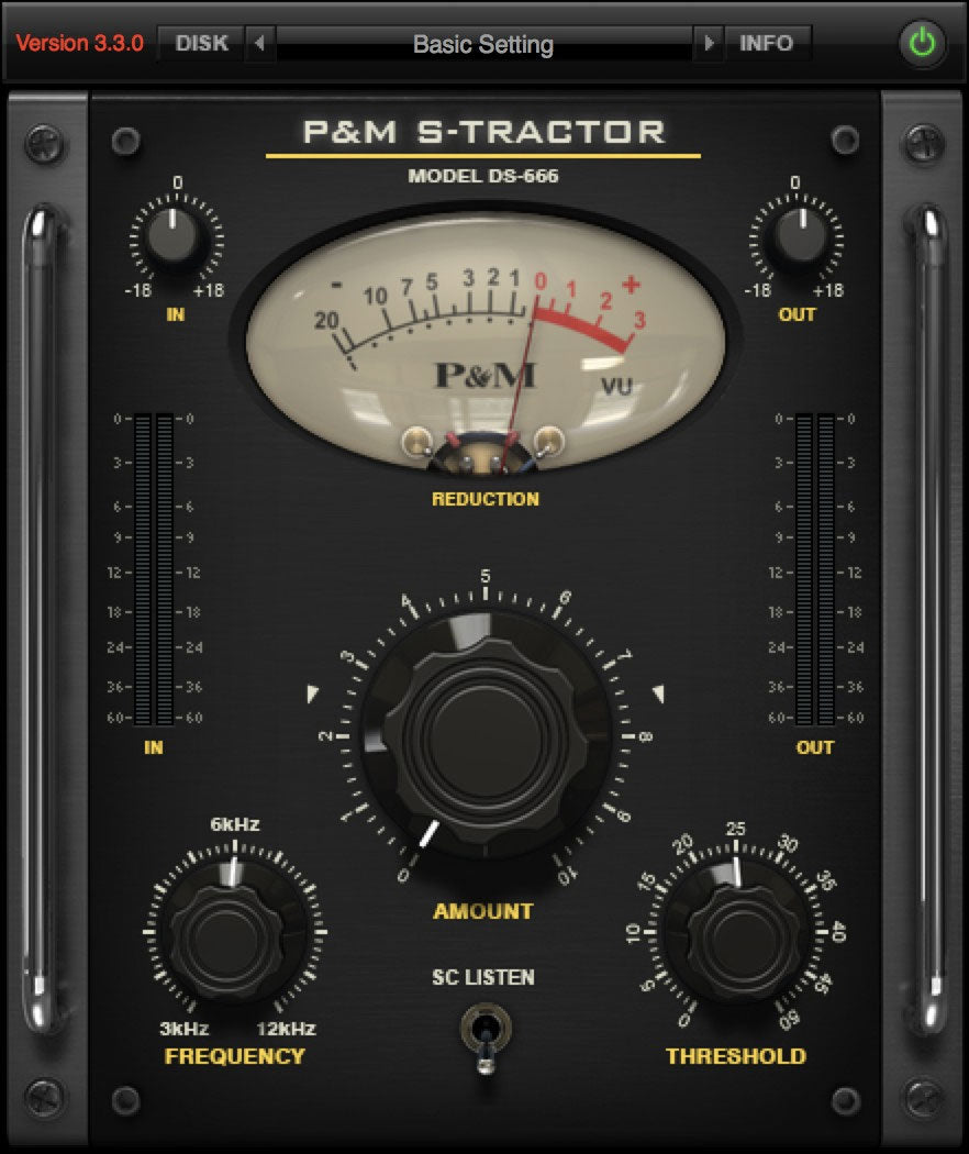 Plug & Mix S-Tractor De-esser Plugin