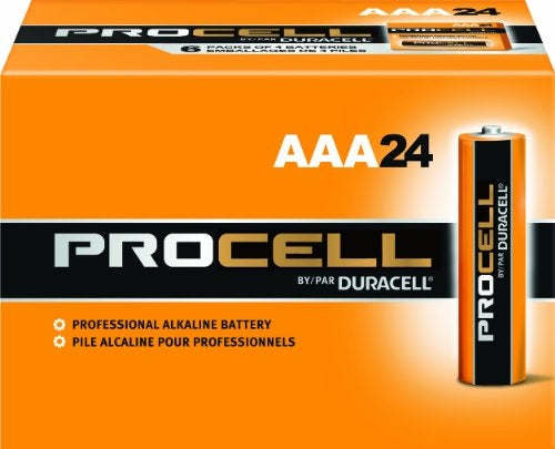 Hosa PRO-AAA4 Duracell Procell Batteries, AAA, 24 pc