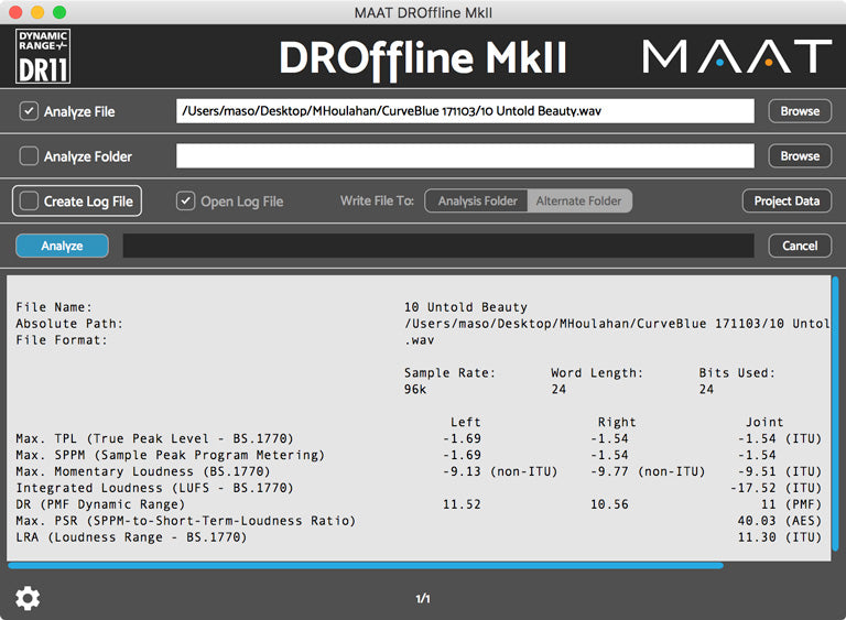MAAT Labs DROffline MkII