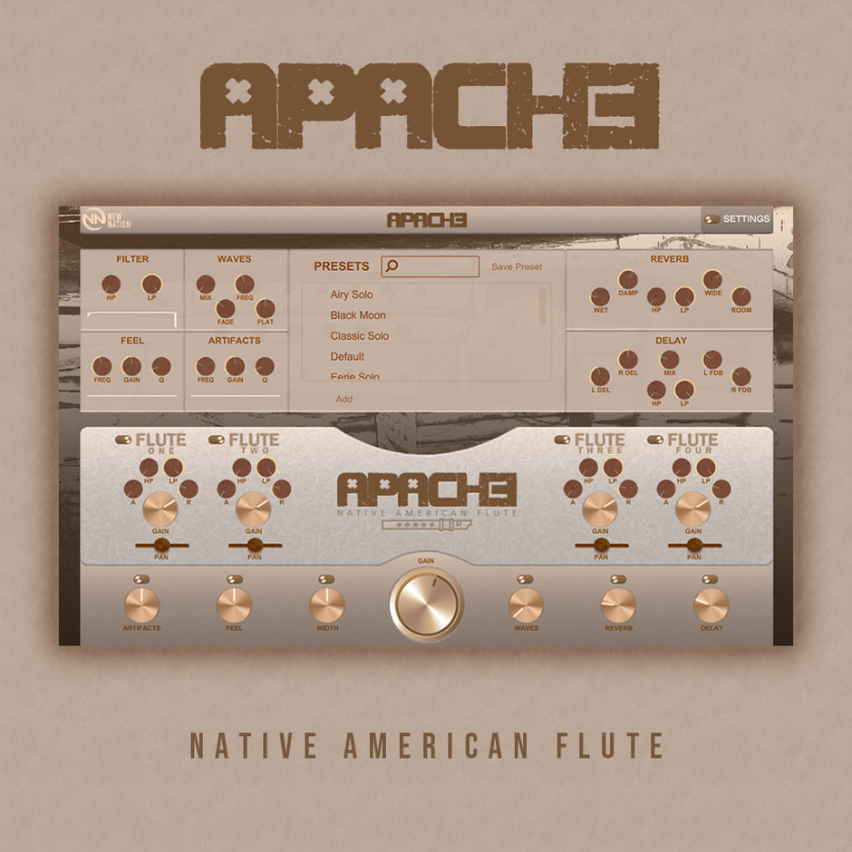 New Nation Apache Native American Flute Plugin