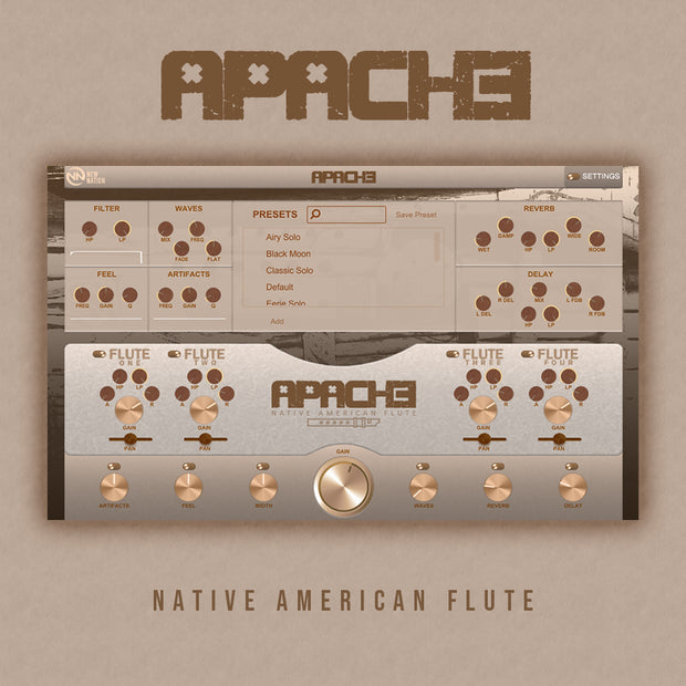 New Nation Apache Native American Flute Plugin