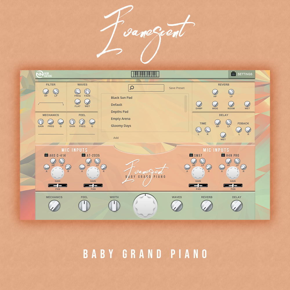 New Nation Evanescent Baby Grand Piano Plugin