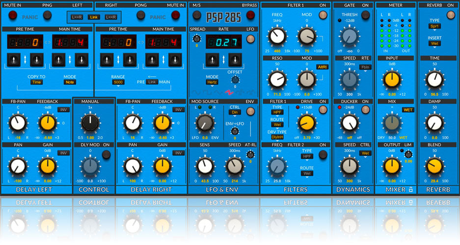 PSP Lexicon PSP 285 Delay Plugin