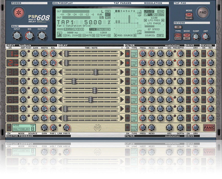 PSP 608 MD MultiDelay Plugin