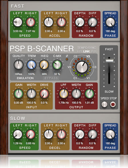 PSP B-Scanner Hammond B-3 Vibrato and Chorus Plugin