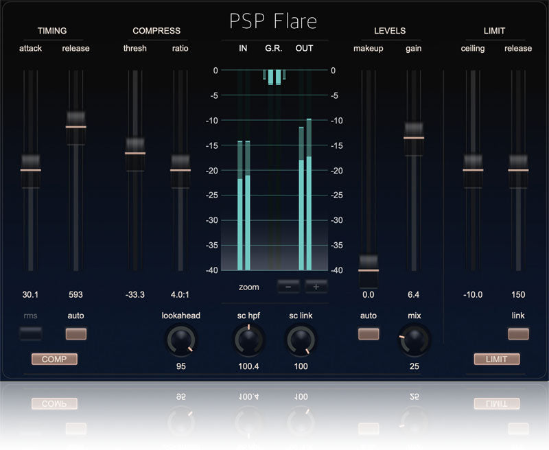 PSP Flare Psycho-Acoustic Compressor/Limiter