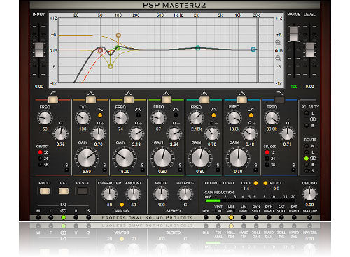 PSP MasterQ2 Mastering EQ Plugin