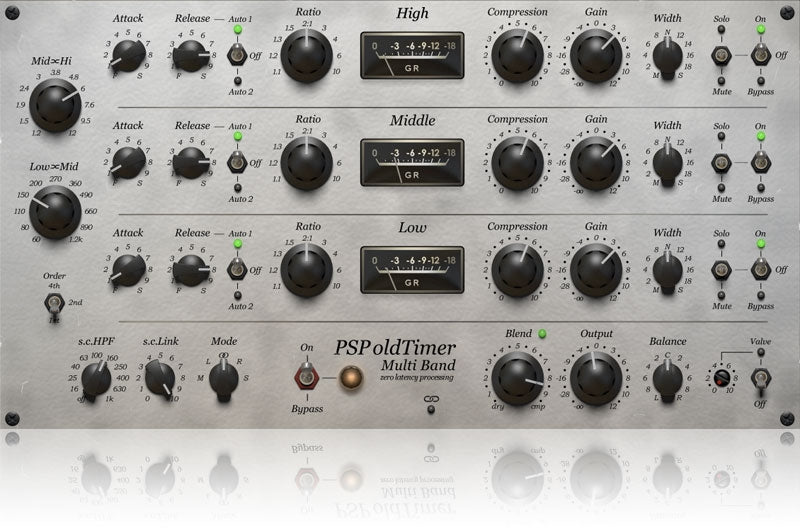 PSP oldTimerMB MultiBand Compressor Plugin