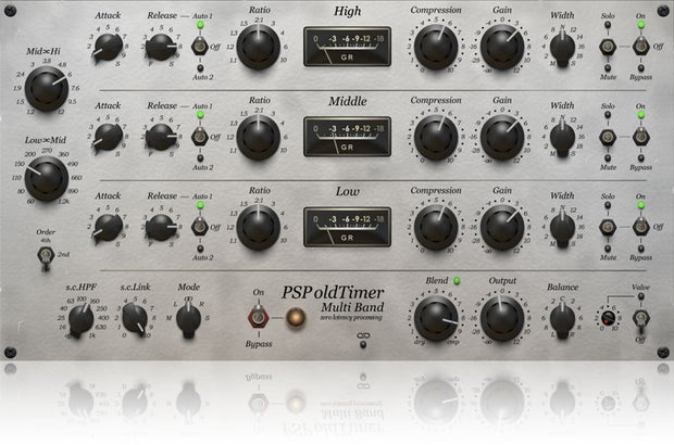 PSP oldTimerMB MultiBand Compressor Plugin