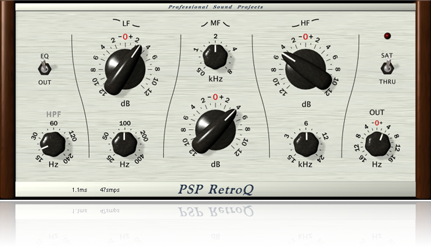 PSP RetroQ EQ Plugin
