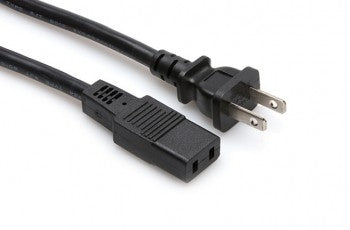 Hosa PWC-178 2-Prong Roland Power Cable 8ft