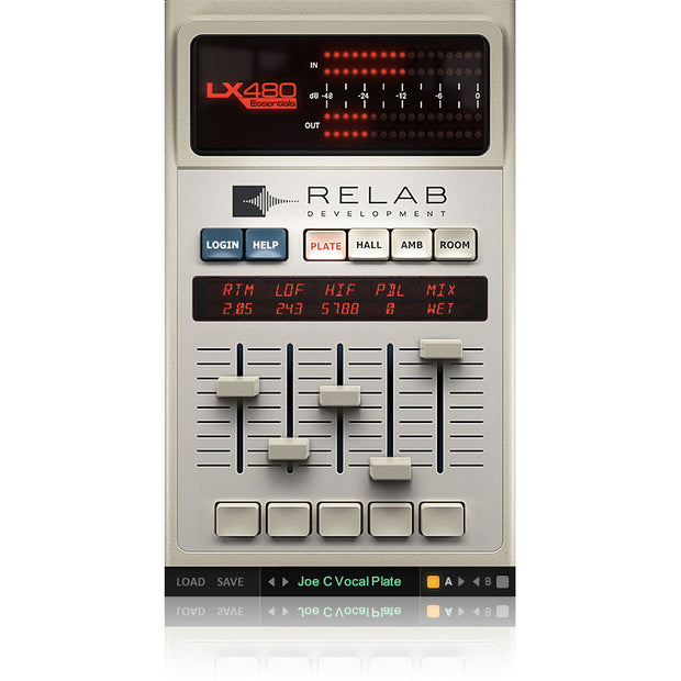 Relab Development LX480 Essentials Reverb Plugin