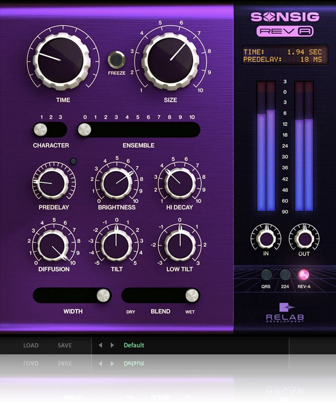 Relab Development Sonsig Rev-A Intelligent Reverb Plugin