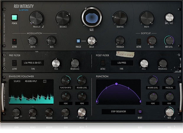 Arturia Rev Intensity Futuristic Digital Reverb Plugin
