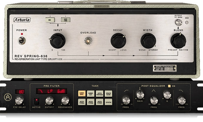 Arturia Rev Spring-636 Snappy Physical Reverb Plugin