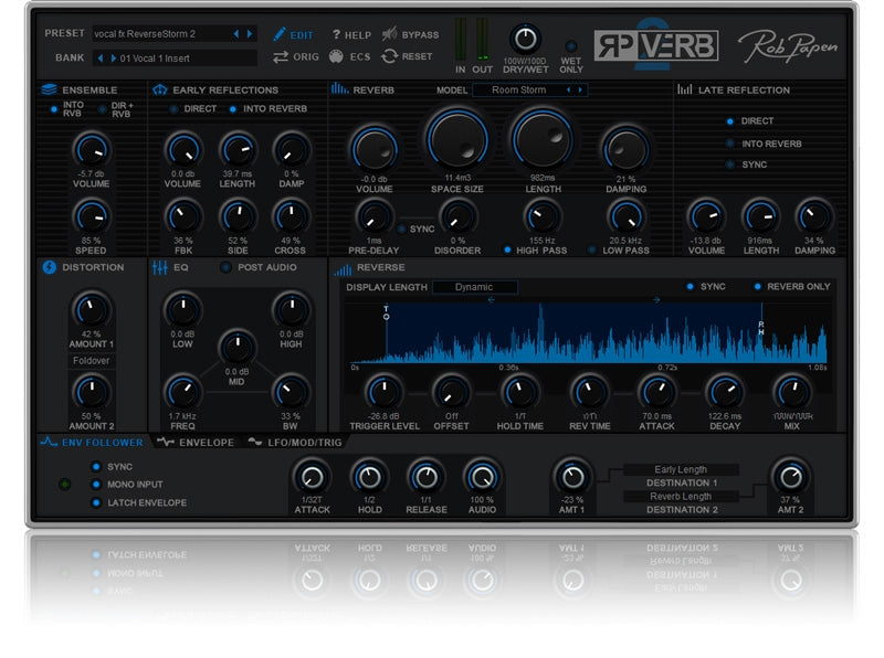 Rob Papen RP-Verb 2 Upgrade from RP-Verb 1