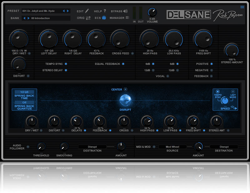 Rob Papen DelSane Crazy Delay Plugin