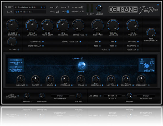 Rob Papen DelSane Crazy Delay Plugin