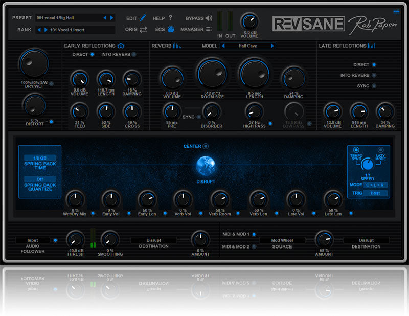 Rob Papen RevSane Crazy Reverb Plugin
