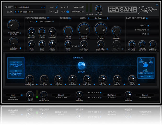 Rob Papen RevSane Crazy Reverb Plugin