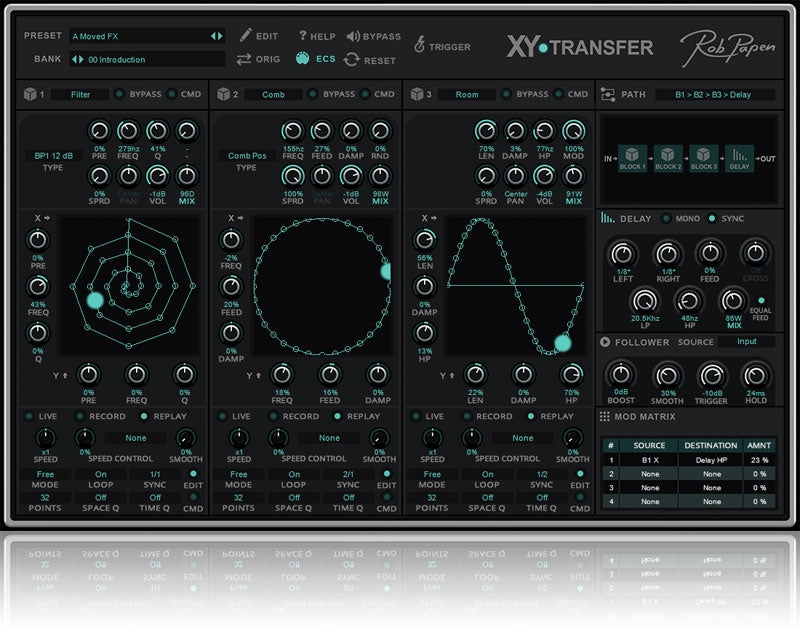 Rob Papen XY-Transfer Effects Plugin