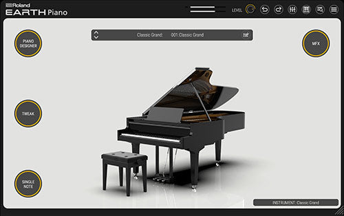 Roland EARTH Piano Key Lifetime Key