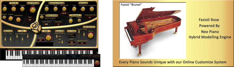 Sound Magic Fazioli Rose