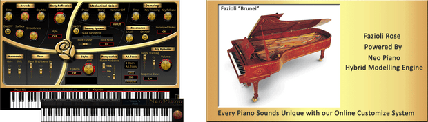 Sound Magic Fazioli Rose
