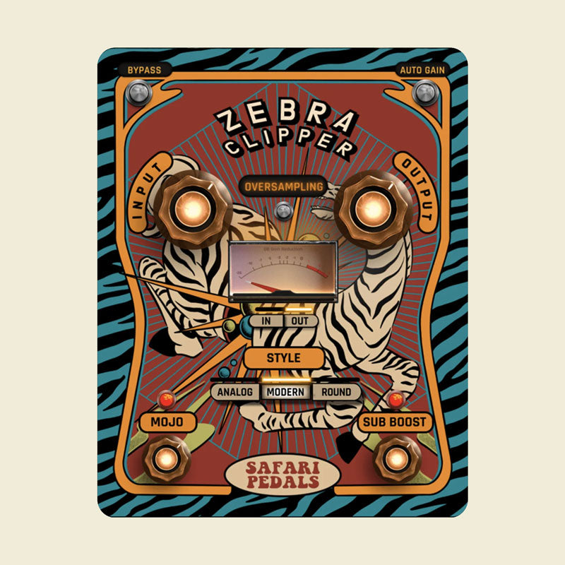 Safari Audio Zebra Clipper
