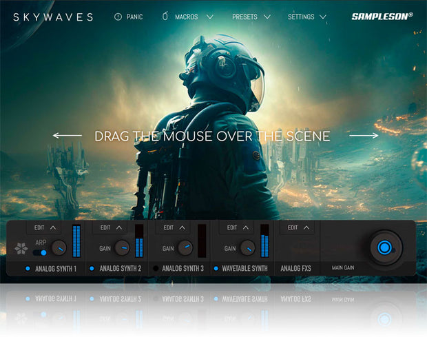 Sampleson SkyWaves Analog Cinematic Soundscapes Builder